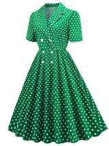 Polka Dots 1950S Vintage Shirt Swing Dress