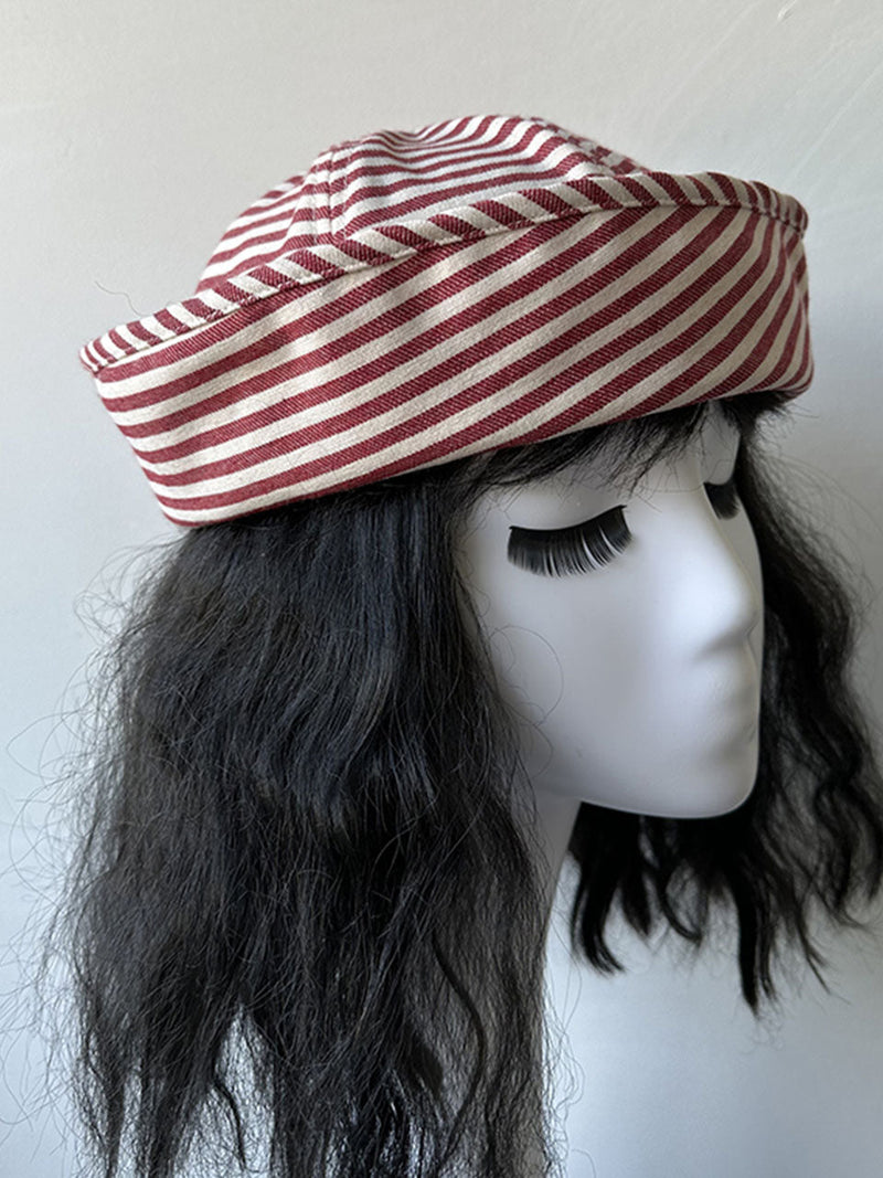 Sailor Hat Sweet Striped Hat