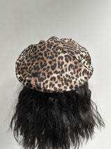 Leopard Print Vintage Beret