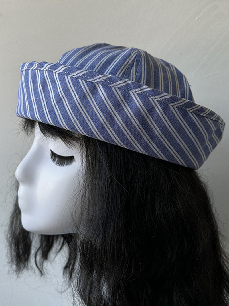 Sailor Hat Sweet Striped Hat